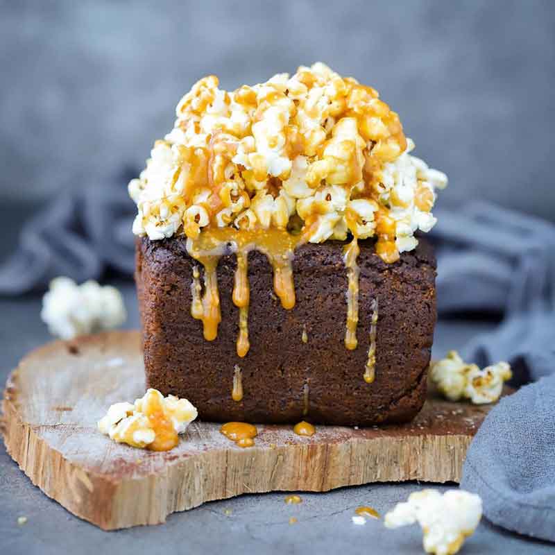 Father's Day Dessert Recipes-Choc Peanut Butter Cake with Peanut Butter Caramel