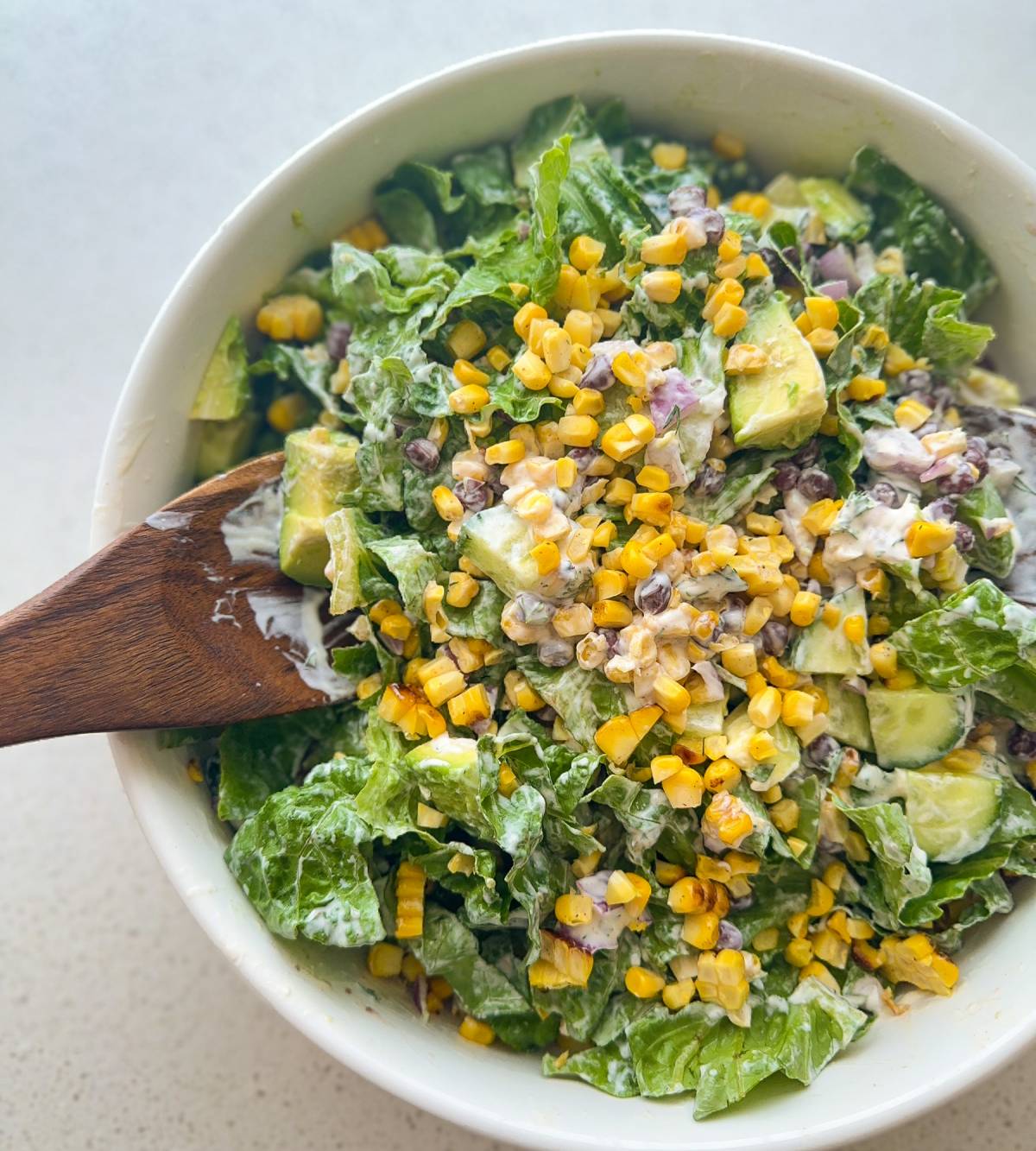 Grilled Corn & Avocado Salad