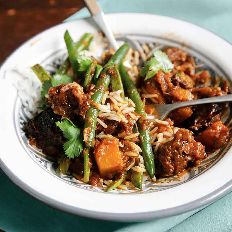 slow cooked lamb and pumpkin recipe